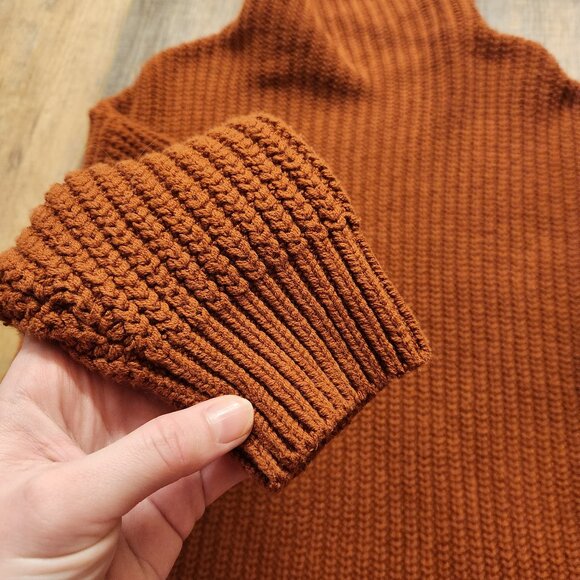 Free People Swim Too Deep Pullover Sweater in Rust/Terracotta Size XS - Picture 10 of 10